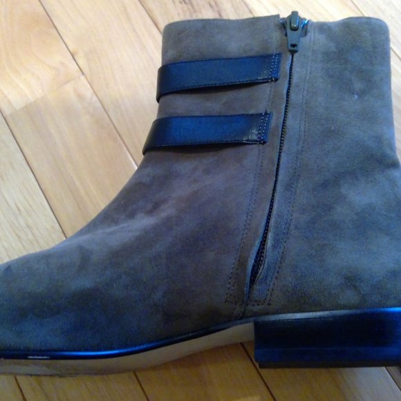 Olive Green Booties - Picture 4 of 8